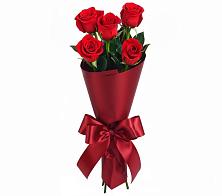 5 Красных роз Эдлесс Лав в Якутске Букет 5 Красных роз Эдлесс Лав в Якутске
