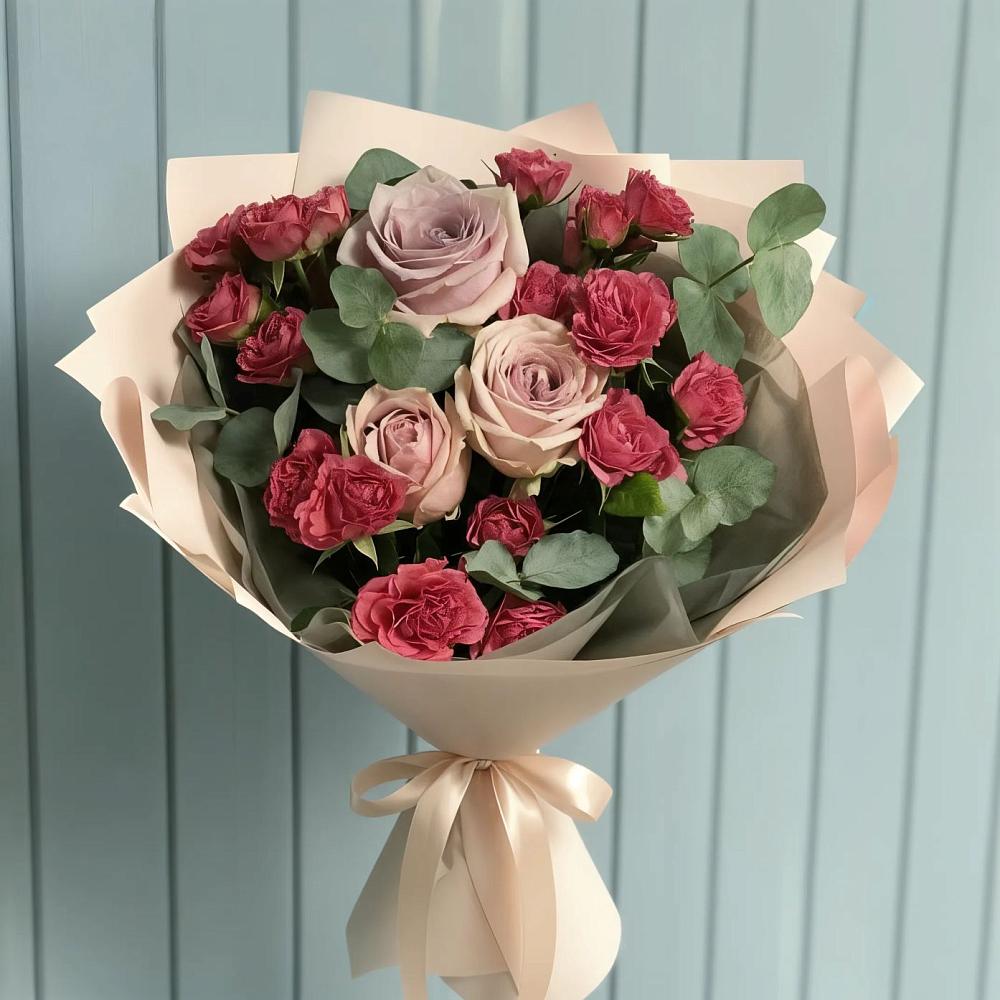 Букет цветов из: Гвоздики и Розы в Якутске