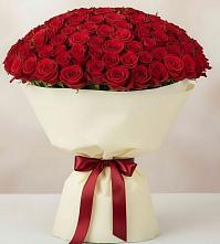 101 Красная роза Милано в Якутске Букет 101 Красная роза Милано в Якутске