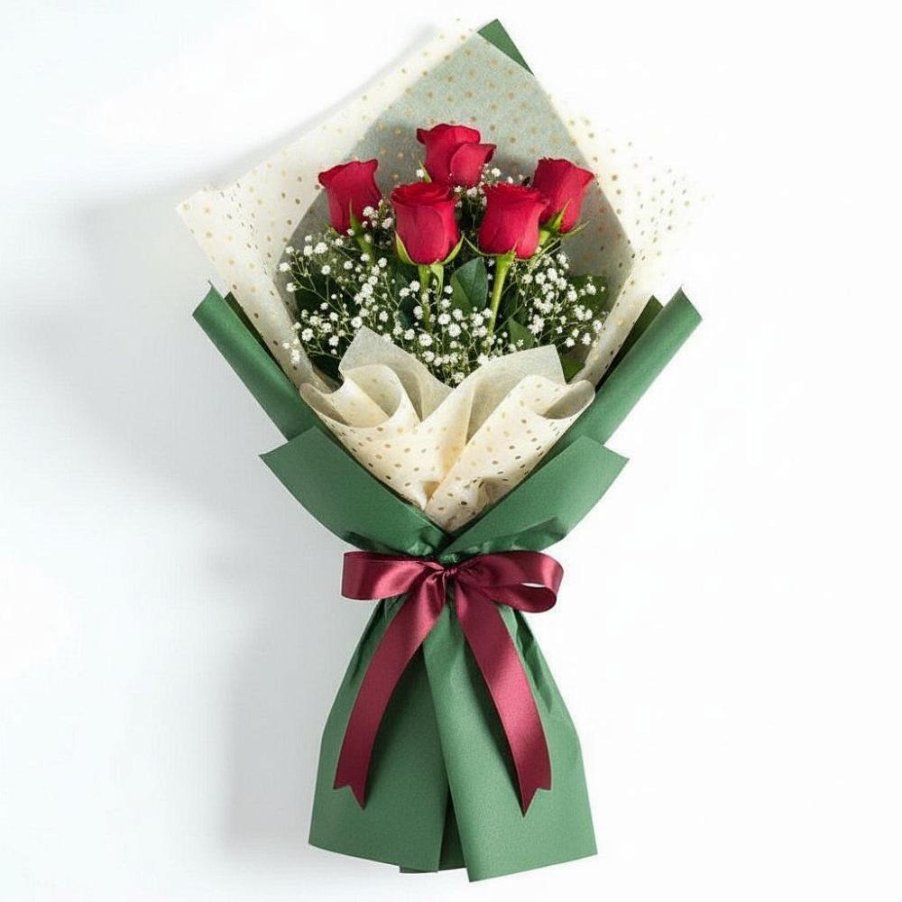 Букет рубиновое очарование в Якутске Букет цветов из: Розы в Якутске