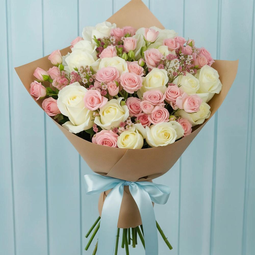 Букет цветов из: Розы в Якутске