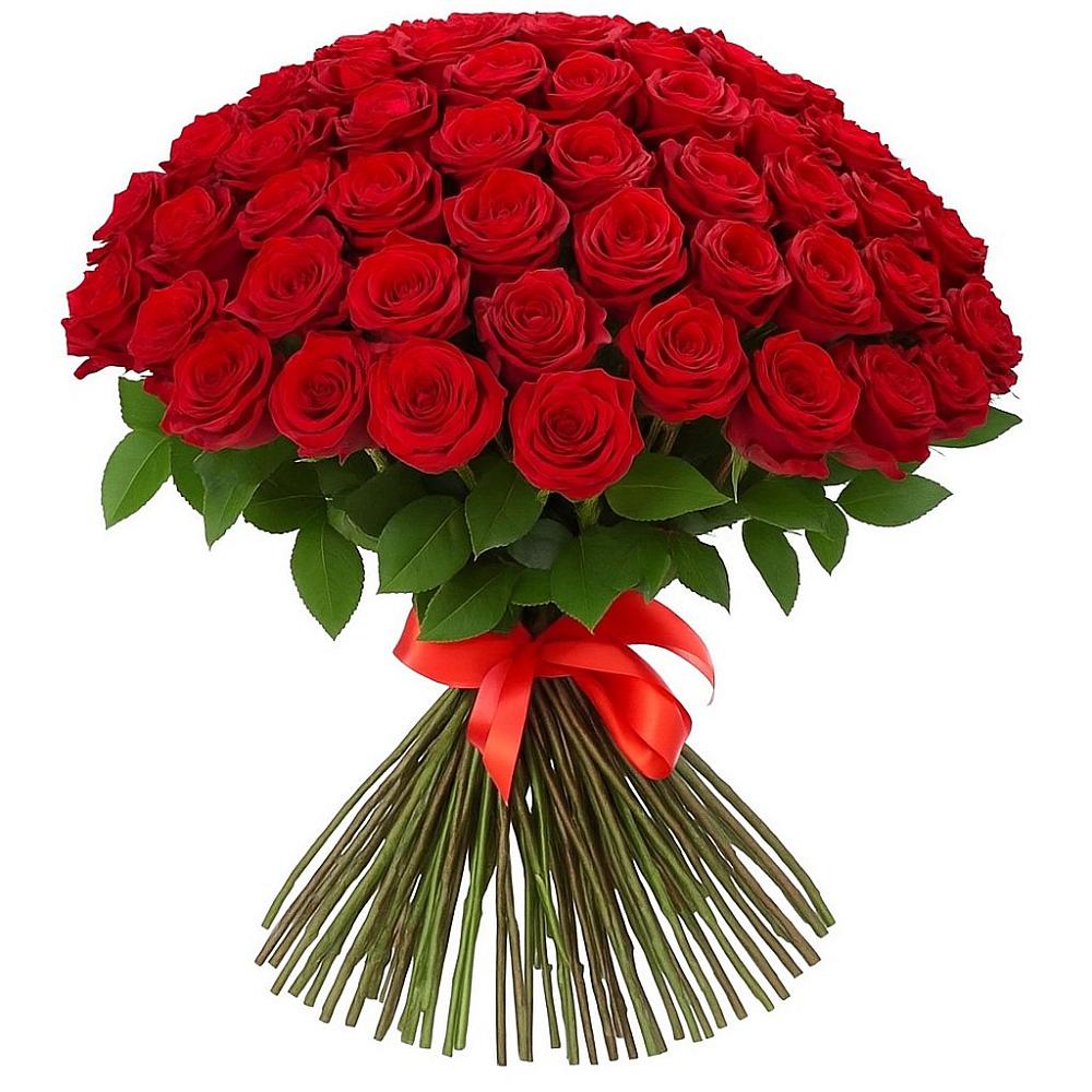 Букет Красные розы Блэк Меджик в Якутске