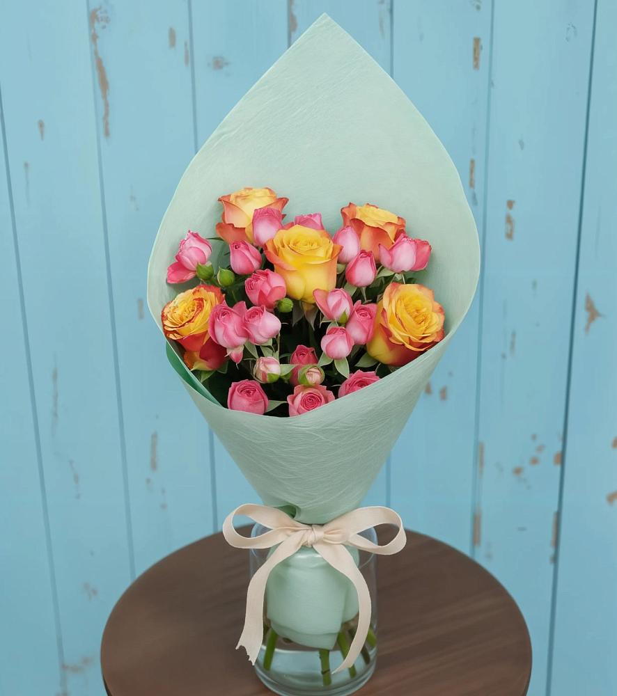 Букет цветов из: Розы в Якутске