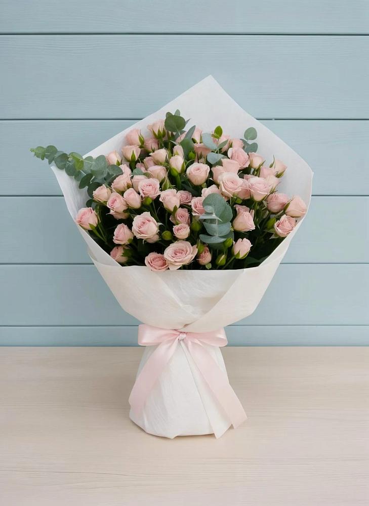 Букет Нежное касание в Якутске Букет цветов из: Розы в Якутске