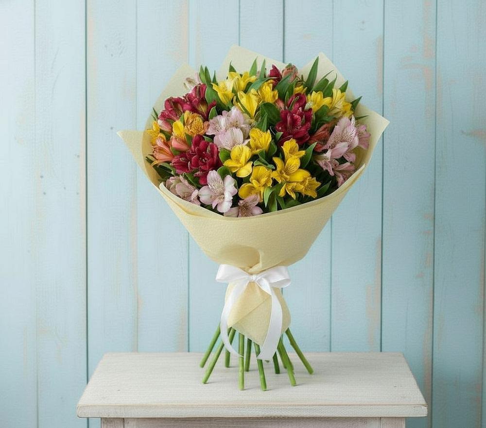 Букет цветов из: Альстромерии в Якутске