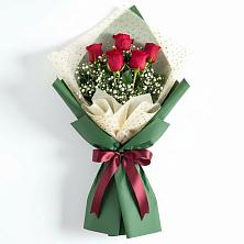 Букет рубиновое очарование в Якутске Букет цветов из: Розы в Якутске
