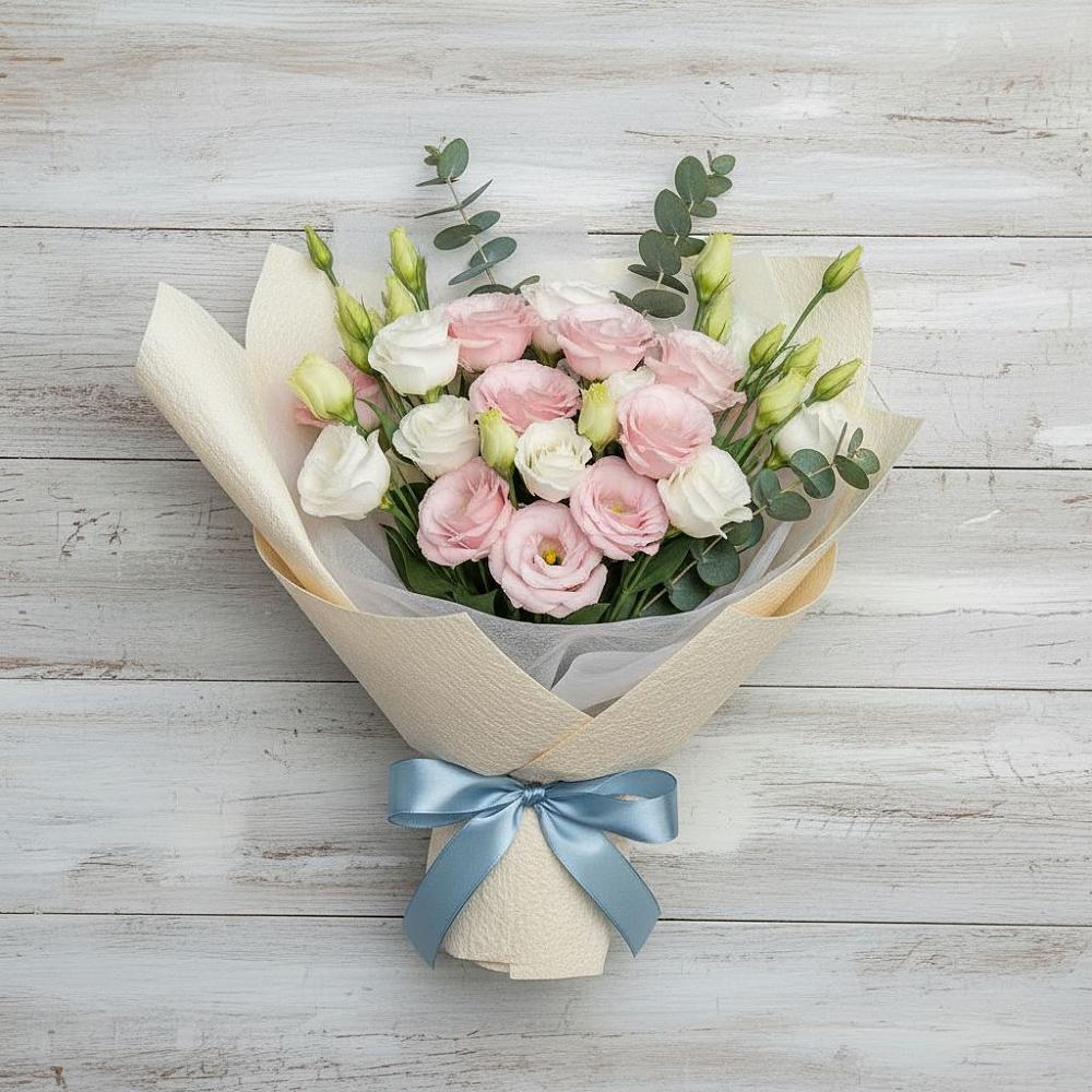 Букет цветов из: Лизиантусы в Якутске